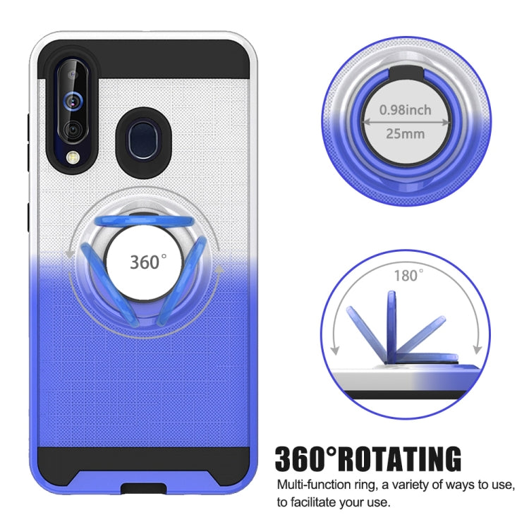 For Galaxy M40 / A60 2 In 1 PC + TPU Protective Case with 360 Degrees Rotate Ring Holder