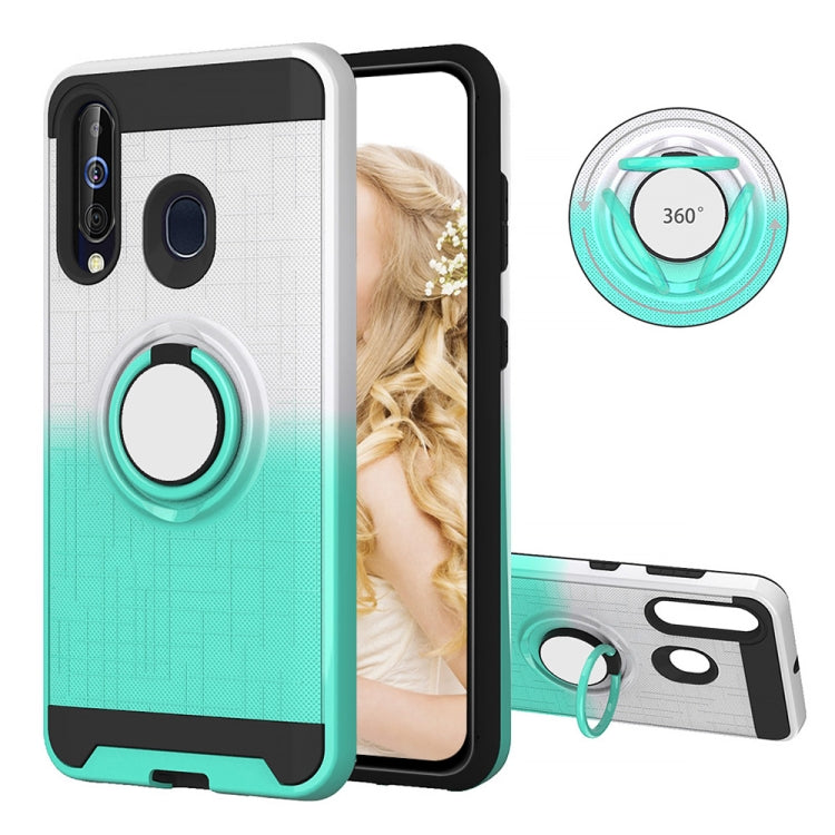 For Galaxy M40 / A60 2 In 1 PC + TPU Protective Case with 360 Degrees Rotate Ring Holder