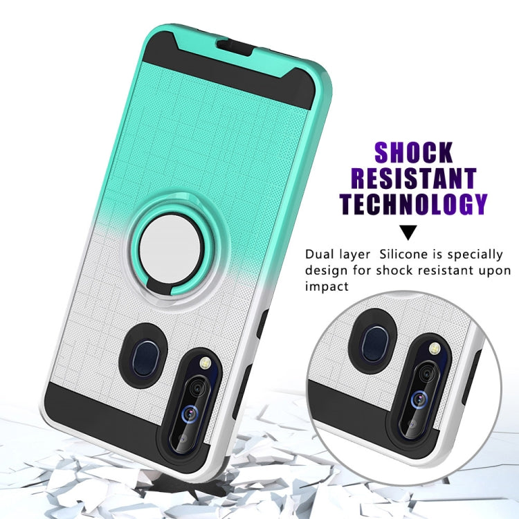 For Galaxy M40 / A60 2 In 1 PC + TPU Protective Case with 360 Degrees Rotate Ring Holder