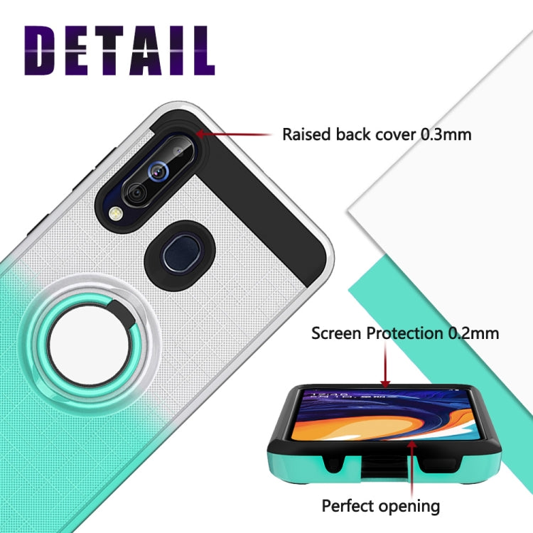For Galaxy M40 / A60 2 In 1 PC + TPU Protective Case with 360 Degrees Rotate Ring Holder