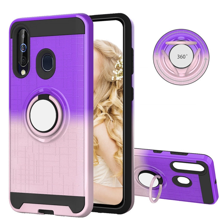 For Galaxy M40 / A60 2 In 1 PC + TPU Protective Case with 360 Degrees Rotate Ring Holder