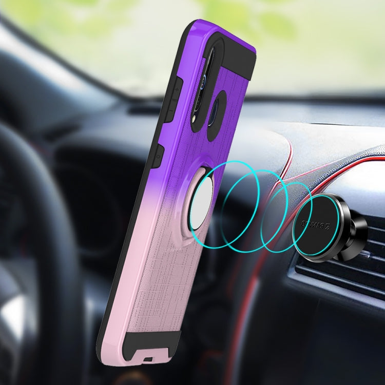 For Galaxy M40 / A60 2 In 1 PC + TPU Protective Case with 360 Degrees Rotate Ring Holder