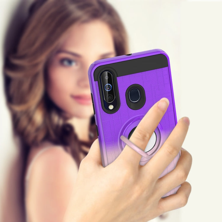 For Galaxy M40 / A60 2 In 1 PC + TPU Protective Case with 360 Degrees Rotate Ring Holder