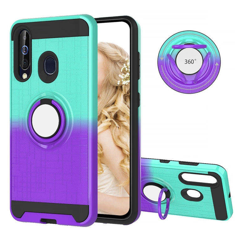 For Galaxy M40 / A60 2 In 1 PC + TPU Protective Case with 360 Degrees Rotate Ring Holder