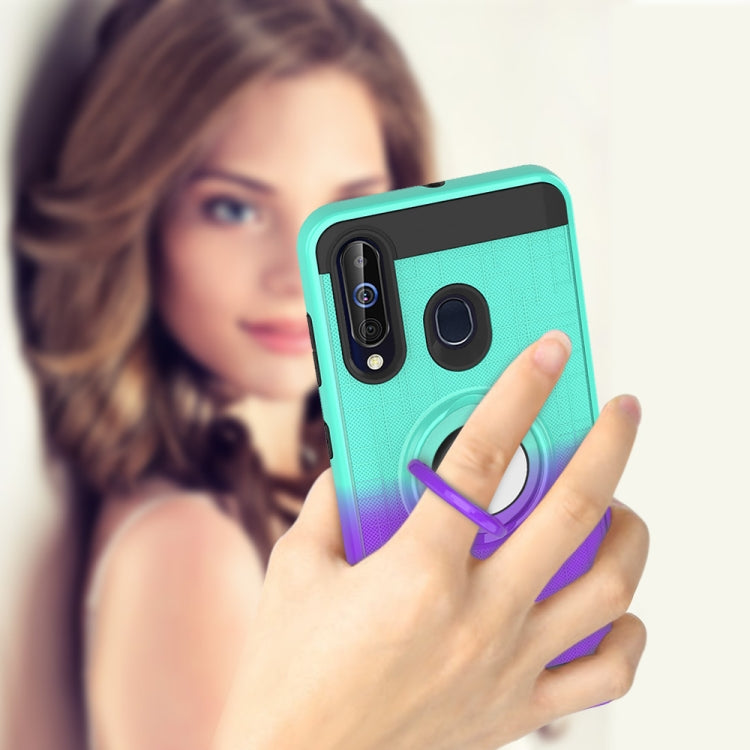 For Galaxy M40 / A60 2 In 1 PC + TPU Protective Case with 360 Degrees Rotate Ring Holder