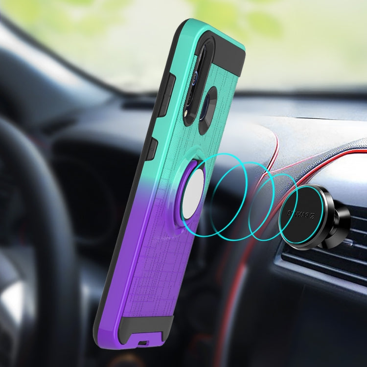 For Galaxy M40 / A60 2 In 1 PC + TPU Protective Case with 360 Degrees Rotate Ring Holder