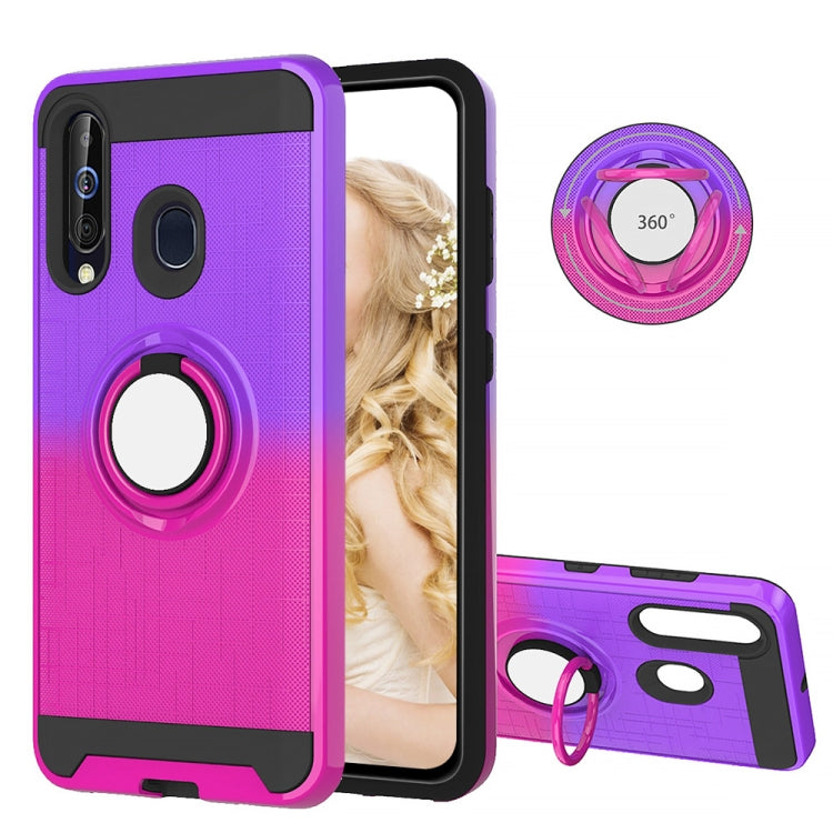 For Galaxy M40 / A60 2 In 1 PC + TPU Protective Case with 360 Degrees Rotate Ring Holder