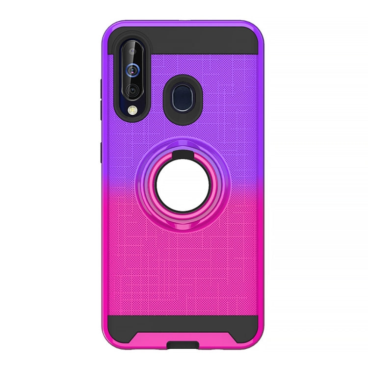 For Galaxy M40 / A60 2 In 1 PC + TPU Protective Case with 360 Degrees Rotate Ring Holder