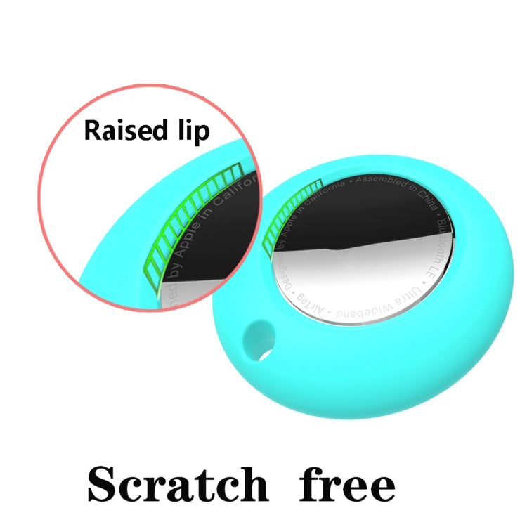 Silicone Shockproof Protective Cover Case with Keychain Ring For AirTag