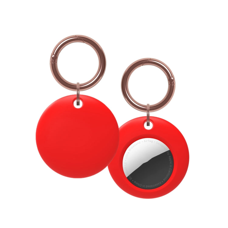 Silicone Shockproof Protective Cover Case with Keychain Ring For AirTag