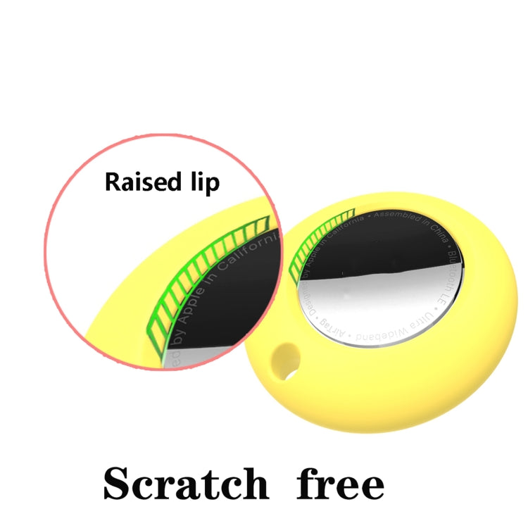 Silicone Shockproof Protective Cover Case with Keychain Ring For AirTag