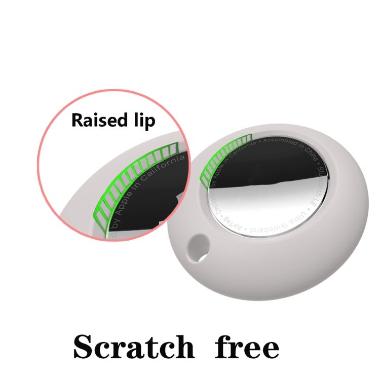 Silicone Shockproof Protective Cover Case with Keychain Ring For AirTag
