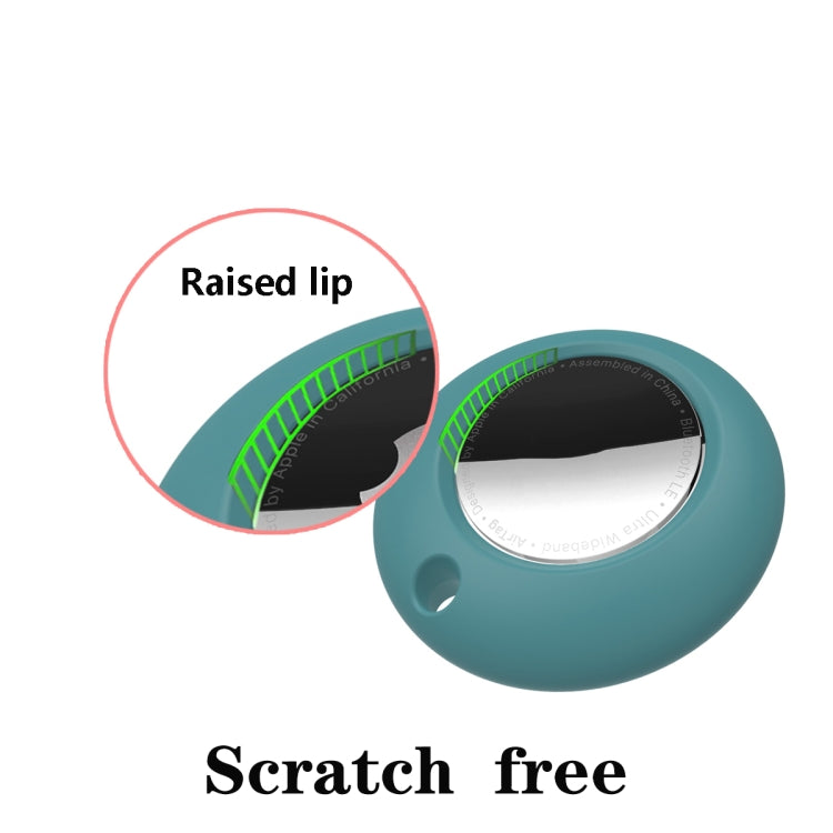 Silicone Shockproof Protective Cover Case with Keychain Ring For AirTag