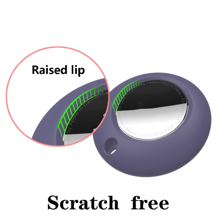 Silicone Shockproof Protective Cover Case with Keychain Ring For AirTag