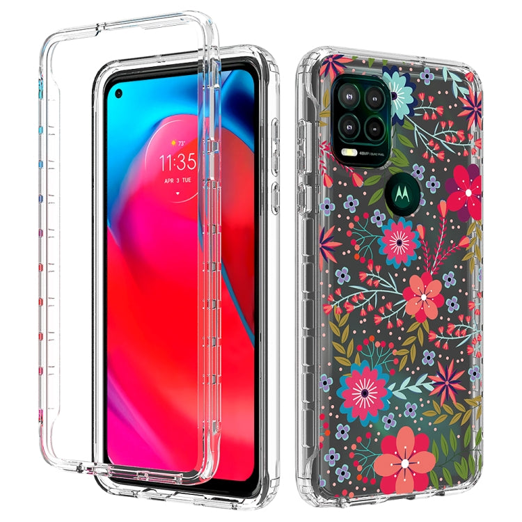 For Motorola Moto G Stylus 5G 2 in 1 High Transparent Painted Shockproof PC + TPU Protective Case