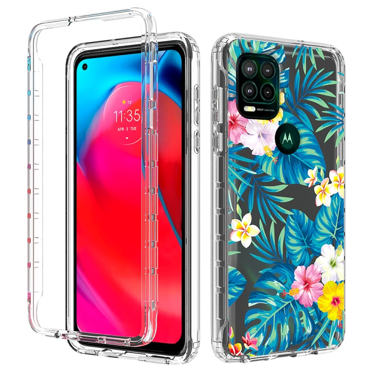 For Motorola Moto G Stylus 5G 2 in 1 High Transparent Painted Shockproof PC + TPU Protective Case
