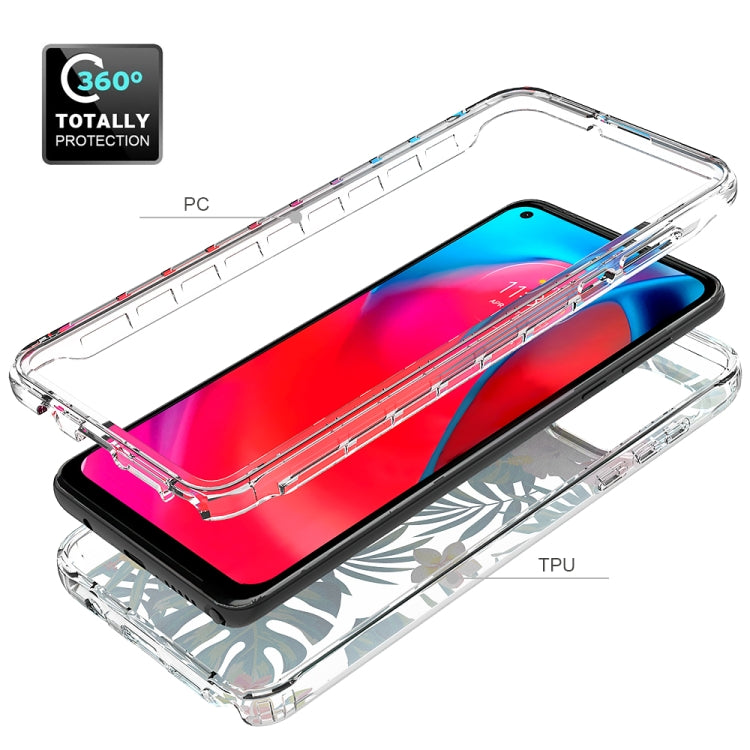 For Motorola Moto G Stylus 5G 2 in 1 High Transparent Painted Shockproof PC + TPU Protective Case