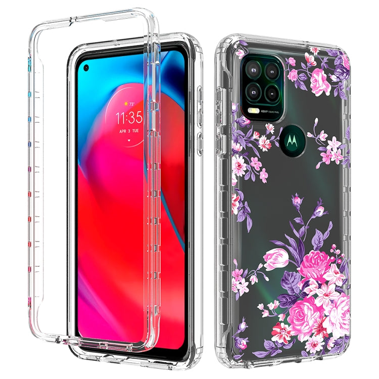 For Motorola Moto G Stylus 5G 2 in 1 High Transparent Painted Shockproof PC + TPU Protective Case