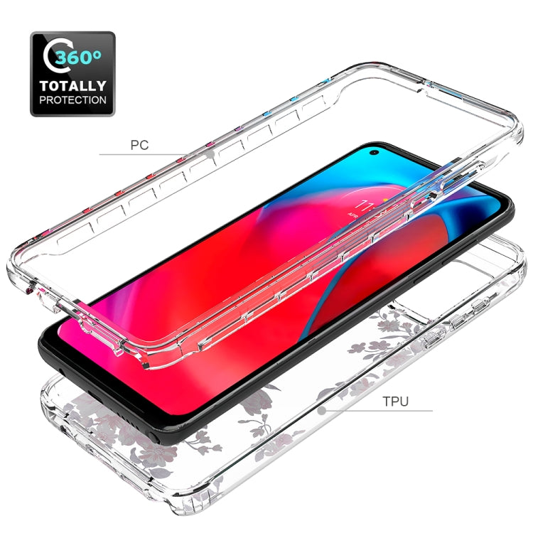 For Motorola Moto G Stylus 5G 2 in 1 High Transparent Painted Shockproof PC + TPU Protective Case