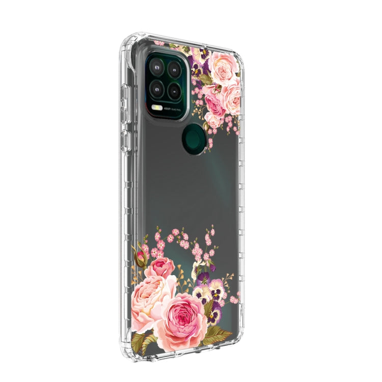 For Motorola Moto G Stylus 5G 2 in 1 High Transparent Painted Shockproof PC + TPU Protective Case