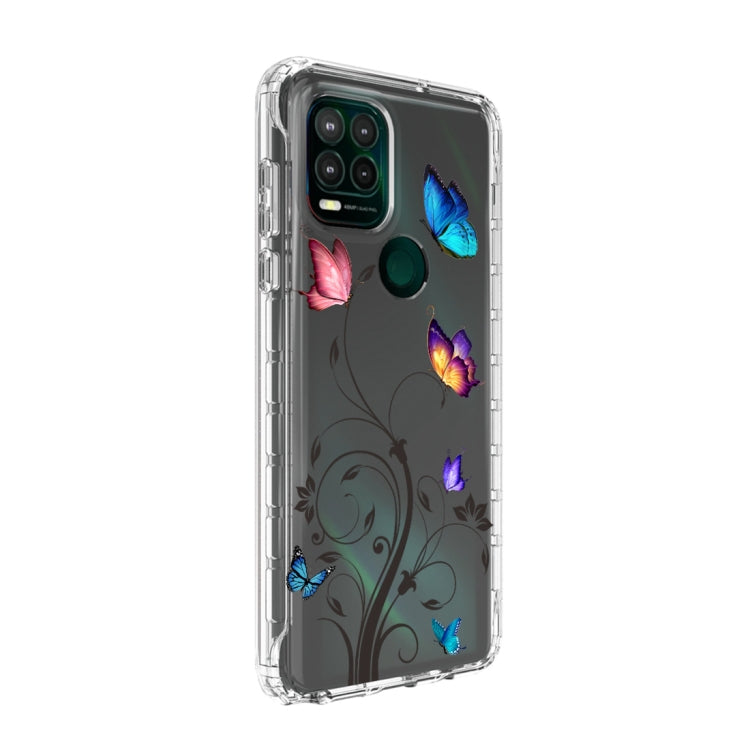 For Motorola Moto G Stylus 5G 2 in 1 High Transparent Painted Shockproof PC + TPU Protective Case
