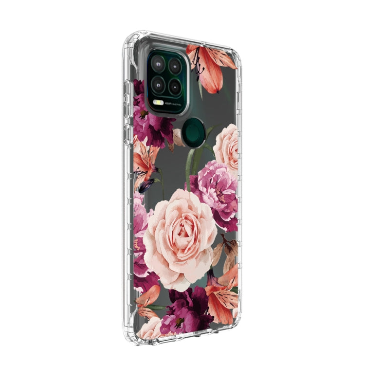 For Motorola Moto G Stylus 5G 2 in 1 High Transparent Painted Shockproof PC + TPU Protective Case