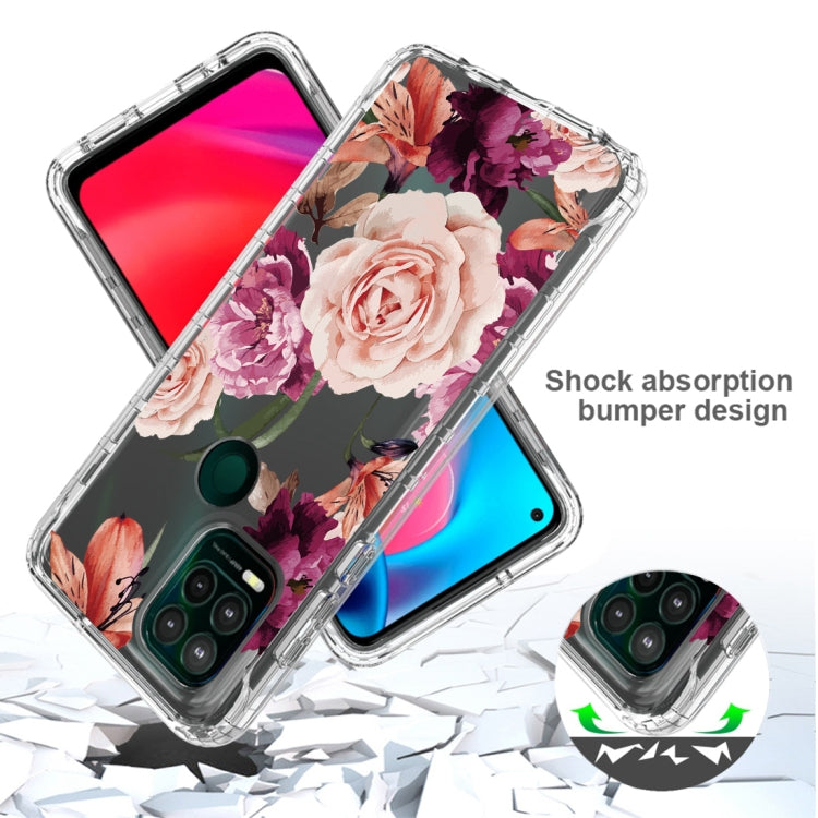 For Motorola Moto G Stylus 5G 2 in 1 High Transparent Painted Shockproof PC + TPU Protective Case