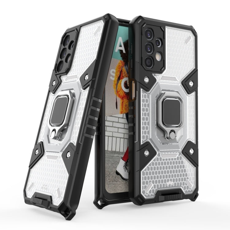 For Samsung Galaxy A32 5G Space PC+TPU Ring Holder Protective Case