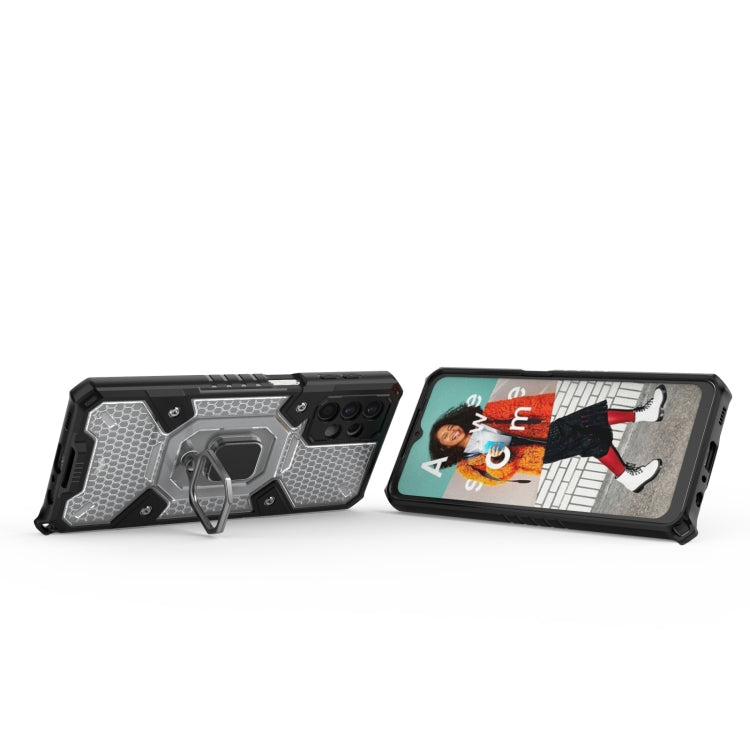 For Samsung Galaxy A32 5G Space PC+TPU Ring Holder Protective Case