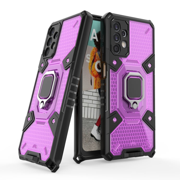 For Samsung Galaxy A32 5G Space PC+TPU Ring Holder Protective Case
