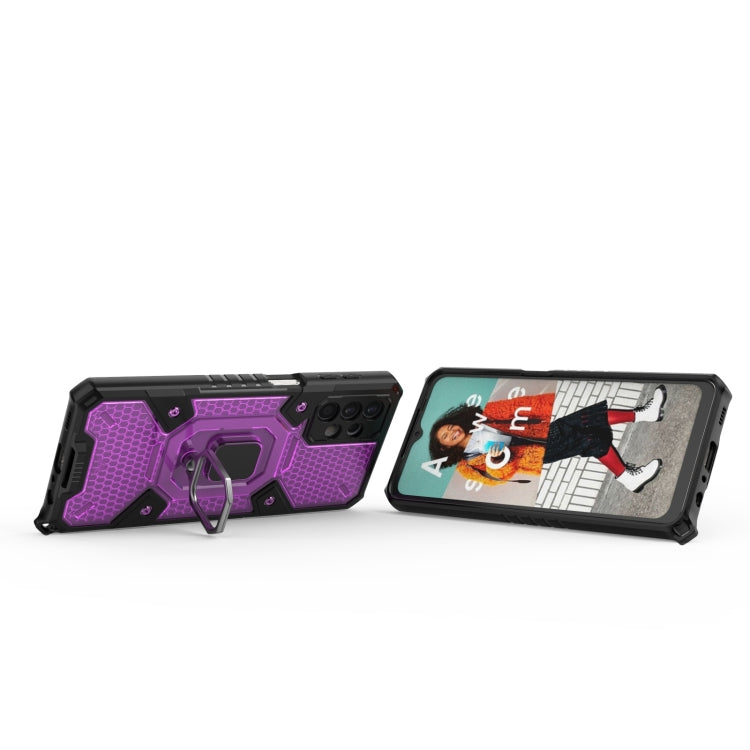 For Samsung Galaxy A32 5G Space PC+TPU Ring Holder Protective Case