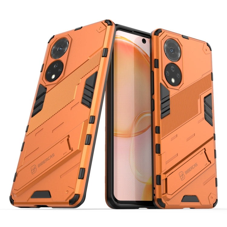 For Honor 50 Punk Armor 2 in 1 PC + TPU Shockproof Case with Invisible Holder