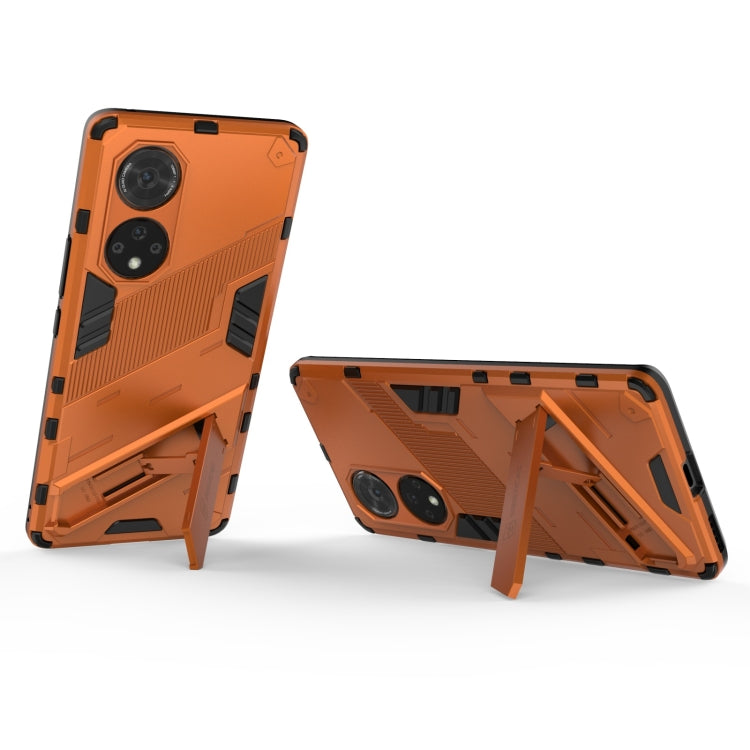 For Honor 50 Pro Punk Armor 2 in 1 PC + TPU Shockproof Case with Invisible Holder