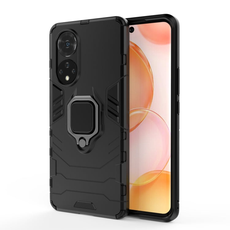 For Honor 50 PC + TPU Shockproof Protective Case with Magnetic Ring Holder