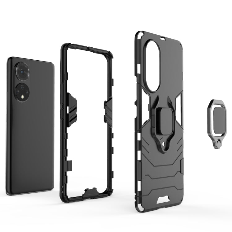 For Honor 50 PC + TPU Shockproof Protective Case with Magnetic Ring Holder