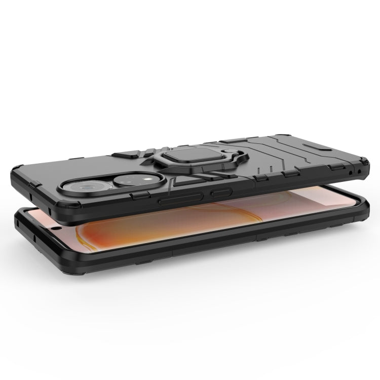 For Honor 50 PC + TPU Shockproof Protective Case with Magnetic Ring Holder