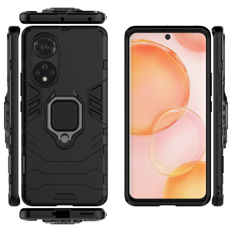 For Honor 50 PC + TPU Shockproof Protective Case with Magnetic Ring Holder