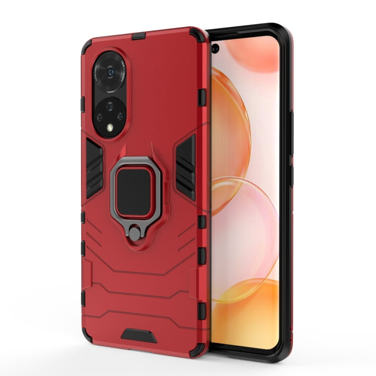 For Honor 50 PC + TPU Shockproof Protective Case with Magnetic Ring Holder