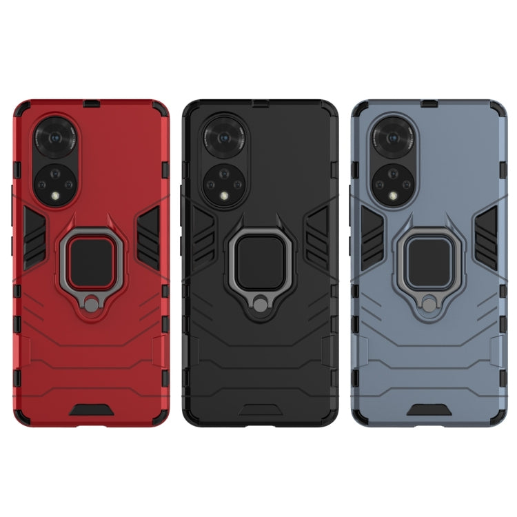 For Honor 50 PC + TPU Shockproof Protective Case with Magnetic Ring Holder