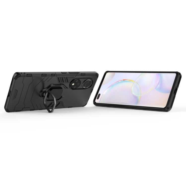 For Honor 50 Pro PC + TPU Shockproof Protective Case with Magnetic Ring Holder