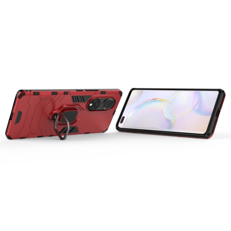 For Honor 50 Pro PC + TPU Shockproof Protective Case with Magnetic Ring Holder