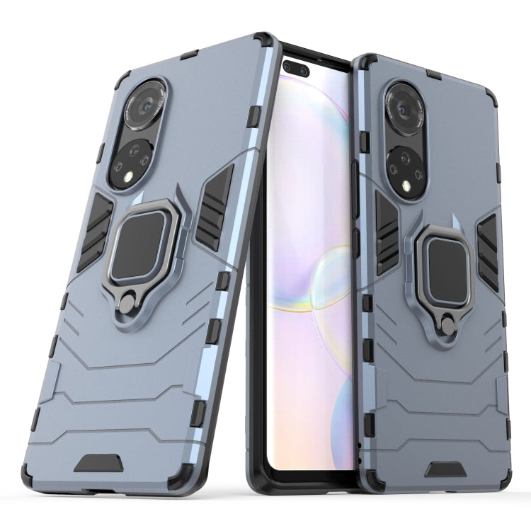 For Honor 50 Pro PC + TPU Shockproof Protective Case with Magnetic Ring Holder