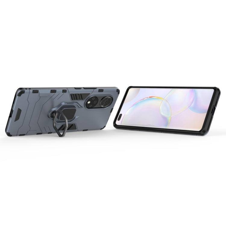 For Honor 50 Pro PC + TPU Shockproof Protective Case with Magnetic Ring Holder