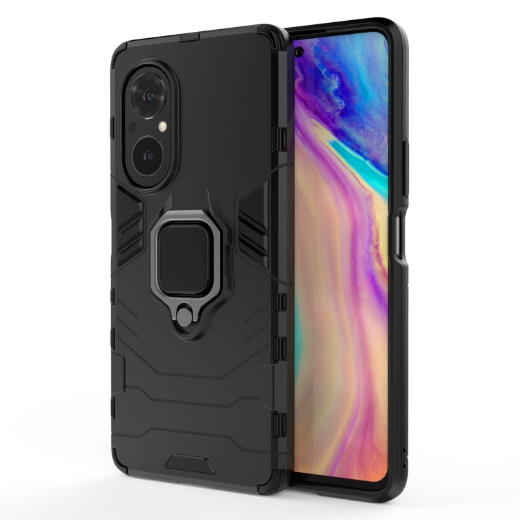 For Honor 50 SE PC + TPU Shockproof Protective Case with Magnetic Ring Holder