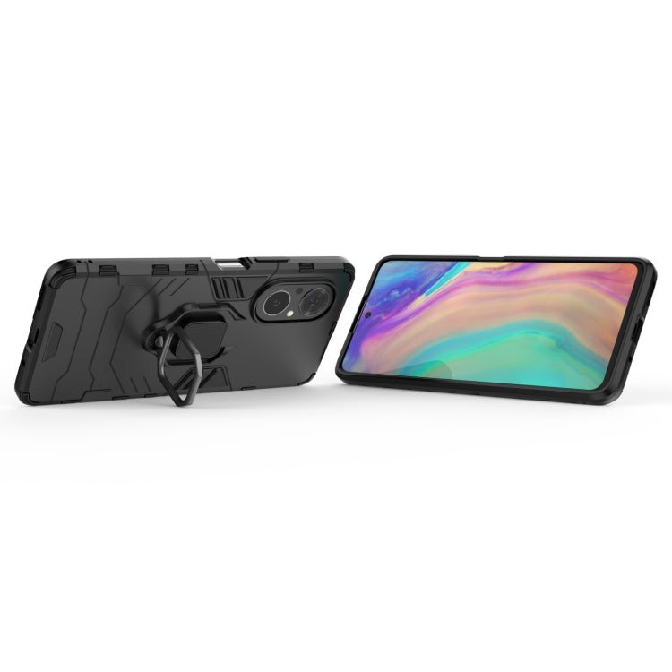 For Honor 50 SE PC + TPU Shockproof Protective Case with Magnetic Ring Holder