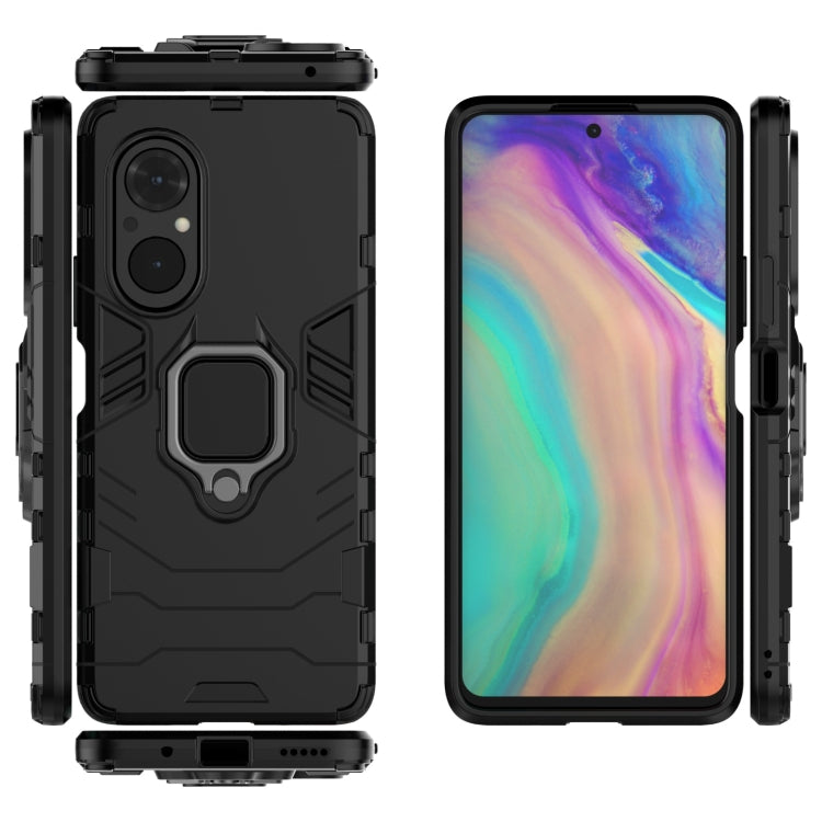 For Honor 50 SE PC + TPU Shockproof Protective Case with Magnetic Ring Holder