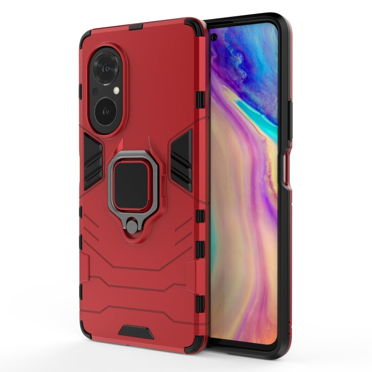 For Honor 50 SE PC + TPU Shockproof Protective Case with Magnetic Ring Holder