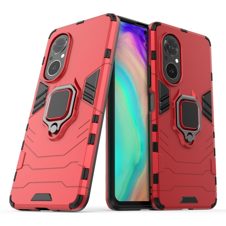 For Honor 50 SE PC + TPU Shockproof Protective Case with Magnetic Ring Holder
