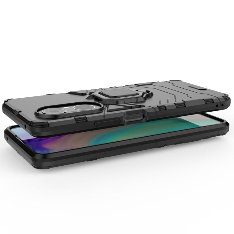 For Honor 50 SE PC + TPU Shockproof Protective Case with Magnetic Ring Holder