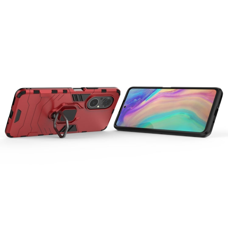 For Honor 50 SE PC + TPU Shockproof Protective Case with Magnetic Ring Holder